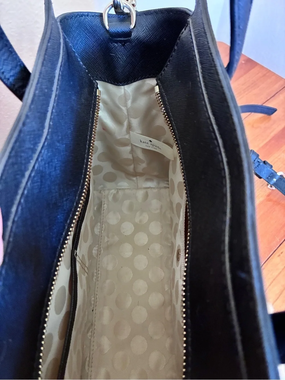Kate Spade Black Satchel Purse Handbag